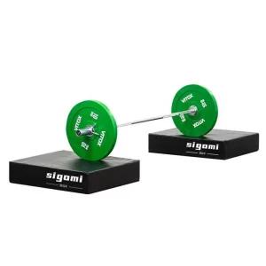 바벨 드롭 매트 크로스핏 파워리프팅 쿠션 소음방지 75x60x15cm 1쌍