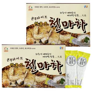 오양식품 콘푸라이트 아몬드 천마차 스틱 90포 선식 2박스