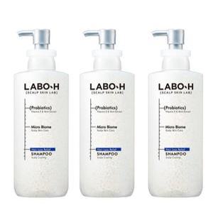 [3개] LABO-H 라보에이치 프로바이오틱스 안티헤어로스 두피쿨링 샴푸 400ml