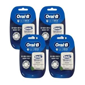 오랄비 글라이드 딥 클린 치실 민트향 40m x 4개