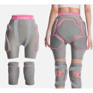 엉덩이 보호대 스노우보드 초보자 스노보드 빙상 핑크 인형패드 보호장비 스포츠 힙보호