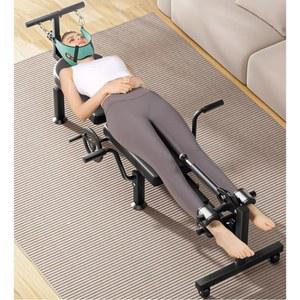 수평 거꾸리 견인기 허리 허리다리 스트랩 요가 거꾸리디스크 헬스기구 블랙 전동 통기성