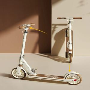 두발킥보드 경량 접이식 어른용 학생 스턴트 묘기 성인 씽씽카 휴대용 자전거 두발 출근길