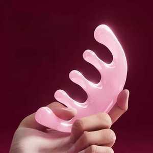 엄지원괄사 페이스 얼굴 림프 빗 괄사 마사지기