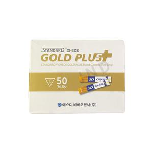 SD 골드 플러스 혈당시험지 측정 검사지 당뇨 혈당지 50매 유효기간 2027년 2월