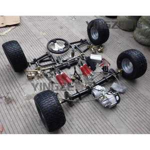 4륜 고카트 DIY 조립식 서스펜션 프레임 6인치 타이어