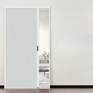 무타공 중문 셀프 간이문 미닫이문 필요 화이트 화장실 다중 자바라 블랙풀차광 선택 빈티지