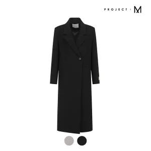 [프로젝트엠][프로젝트엠] 여성 캐시미어 블렌드 싱글 롱 코트_EPD4CC2401