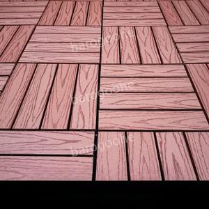 조립식 우드 블록 원목 마루 바닥 데크 조각 타일 합성목재 가든 발코니 베란다 DIY