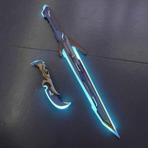 발로란트 달빛 오리온 컬렉션 굿즈 LED라이팅 무기 광선검 제작 스킨 모형 발광 462693