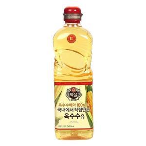 씨제이제일제러블당 백설 옥수수유 0.9L