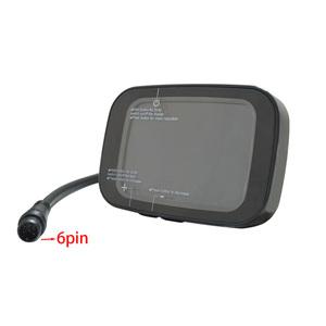 EBike YL81C LCD 디스플레이 화면 전기 자전거 속도 컨트롤러에 대 한 6Pin 방수 커넥터 36V 48V 자전거 액