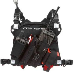 라이더 조끼 배달 무전기 가방 휴대폰 주머니 자켓