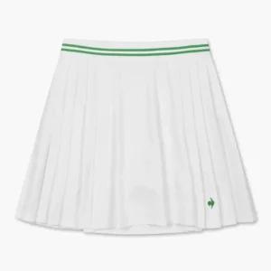 반바지 JQS QP322TSK73-OWT 피케 플리츠 스커트 / OFF-WHITE