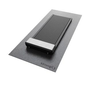 사이브스트랙스 러닝머신 매트, 고정식 스핀 바이크용 자전거 트레이너 84인치 x 36인치 자전거, 러닝머신, 타원형, 요가용 미끄럼 방지 운동 기구 매트 - 카펫이나 하드우드용 바닥 보호대