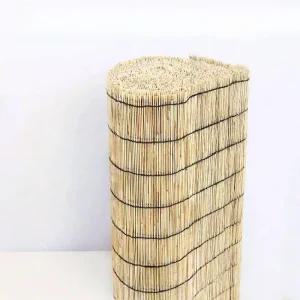 대나무발 대형 롤 검은선 가림막 갈대발 롤러 길이 테라스 김밥메트 갈대 창문 칸막이