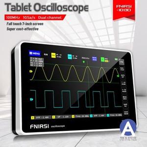 FNIRSI 1013D 디지털 태블릿 오실로스코프 듀얼 채널 100MHz 대역폭 1GS/s 샘플링 속도 미니