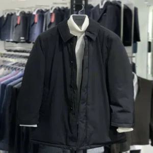 [트루젠] 트루젠 블랙 맥코트 덕다운 남자 패딩코트 2444CL130450