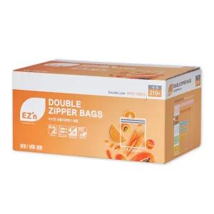 이지엔 더블지퍼백 대형 210매