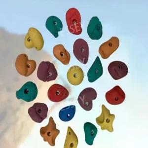 클라이밍 홀드 다양한 핑거 세트 암벽 등반 지구 실내암벽