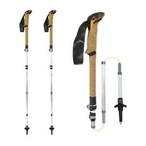LEKI 레키 크레시다 FX AS 카본 5단접이식 등산 스틱 지팡이 폴대 화이트망고 65220591