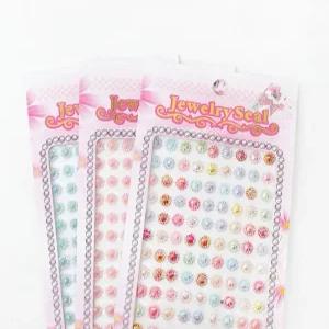 대용량 공예용 인조 가짜큐빅 아크릴스톤 접착큐빅 보석스티커