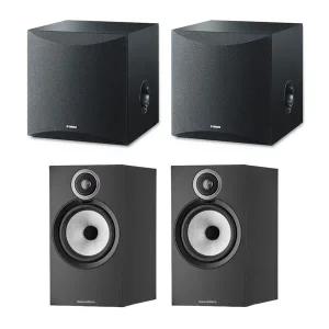 B&W 606 S3 북쉘프 스피커 + 야마하 KS-SW100 서브우퍼 2.2채널