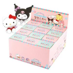 산리오캐릭터즈 말랑 스퀴시-12EA/스퀴시/장난감/놀이용/귀여운/캐릭터/완구/놀이/말랑이/공작장난감/촉감