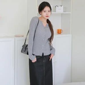 [르포엠]쥬네브 골지 니트 앙상블 4종세트