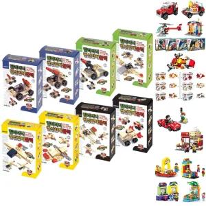 밀리터리 변신 블럭 16개/완구/장난감/어린이/놀이/취미/선물/생일/답례품/어린이집/유치원/놀이방/집중