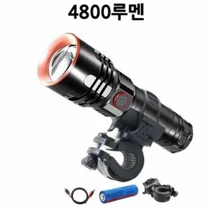 고품질 XHP70 LED 자전거 랜턴 전조등 줌 자전거라이트 4800 자전거줌라이트 (W7CBFD0)