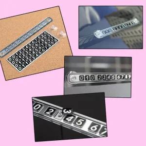 흡착식 차량 주차 폰넘버 휴대폰 전화 번호 알림판 차량번호판 자동차번호판 주차알림판