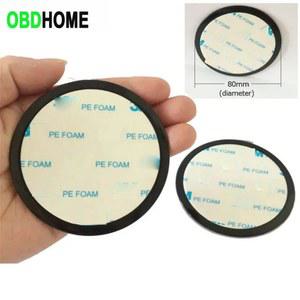 차량용 DVR 블랙박스 네비게이터 흡착식 접착제 페이스트 대시 보드 장착 플레이트 거치대 홀더 접착 고정 패드 베이스 미끄럼방지 80MM