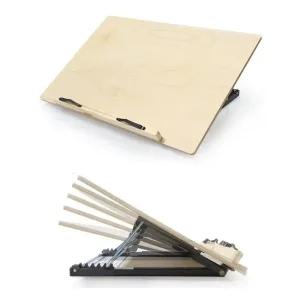 각도조절 웹툰작업 타블렛 받침대 이젤 경사스탠드 테이블이젤 데스크이젤 나무이젤 책상이젤