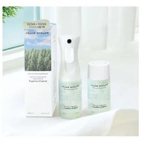 라운드어라운드 편백 클린 스프레이 160ml+160ml 리필기획 (화이트대즐)