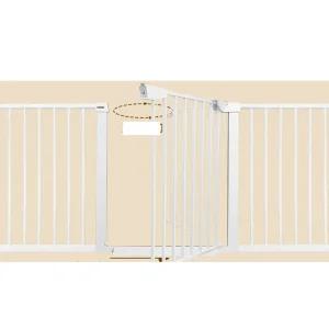 강아지 현관 문 펜스 계단 안전 난간 방문 울타리 안전 문 - 높이 75cm 폭 75-82cm