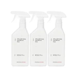 [NS홈쇼핑][생활공작소] 뿌리는 곰팡이 제거제 (스프레이) 750ml x 3개 (화장실 욕실 주방 곰팡이 제거..