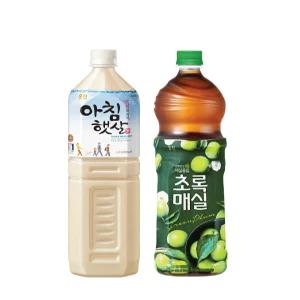 [6+6] 아침햇살 1.5L 6입 + 초록매실 1.5L 6입