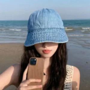 골프 산책 데님 와이드 여성 청 챙모자 캡모자 버킷햇여름벙거지 등산 버킷햇 야구 모자