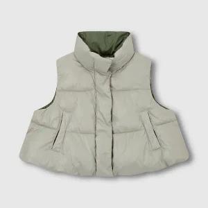 [JAJU](강남점)25F/W 여 루즈핏 숏 푸퍼 베스트 J105401015