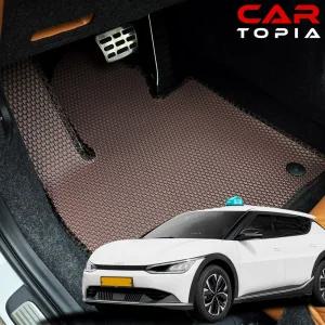 EV6 택시 벌집매트 TPE 더블 엠보 카매트 자동차 발판 용품