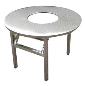 고기집 테이블 숯불 원형 업소용 야외 불판식탁 숯불테이블