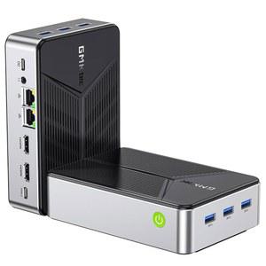 GMKtec 미니 PC NAS, G9 PLUS 인텔 N150 듀얼 부트(OS Pro Linux 데스크톱 컴퓨터 12GB DDR5 64GB EMC + 2TB M.2 SSD, 4*M.