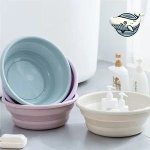 다용도 접이식 다라이 세척 대야 욕실 수납 설겆이통 다용도세숫대야 대아 빨래대아 세면대야