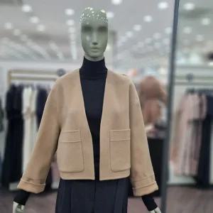 [시슬리]노카라가디건형숏코트 (SACTC1361 카멜,블랙)_DJ