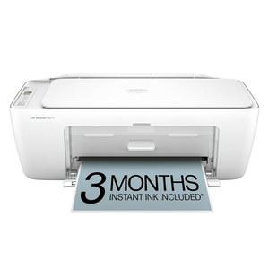 HP DeskJet 2827e 무선 올인원 컬러 잉크젯 프린터, 스캐너, 복사기, 가정용 베스트, 3개월 즉석 잉크 시험 포함, AI 지원(6W7F5A)