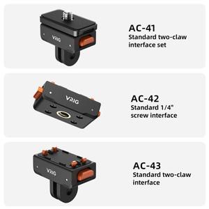 Insta360 ACE/ACE PRO/ACE PRO 2 QR 플레이트용 VRIG UURIG 퀵 릴리즈 마운트 X5 / X4 X3 X2 ONE RS X 호환