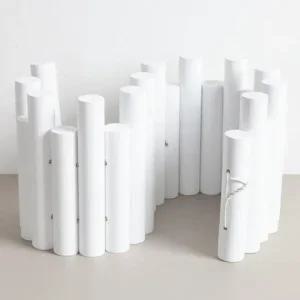 플라워트리 크리스마스트리 하단 커버 화이트 원형울타리 25x94cm