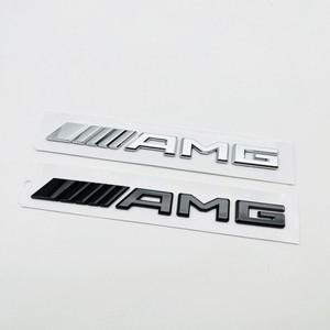 레진 1개 3D ABS 블랙 로고 AMG 엠블럼 레터 트렁크  메르세데스 벤츠 W204 W176 W212 스티커 액세서리
