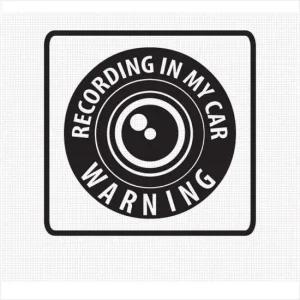 D24 블랙박스 경고 데칼스티커 TKBL-06 활용도높은 편리한 튜닝스티커 꾸미기 자동차튜닝